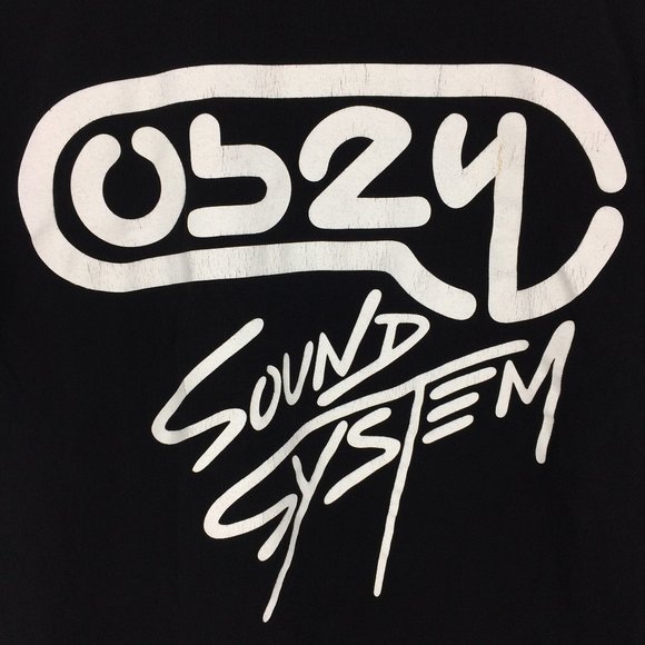 Obey Sound System Black T-Shirt - Picture 2 of 4